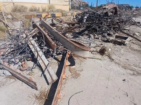 Chatarra de hierro y acero recogida por MetalRenova